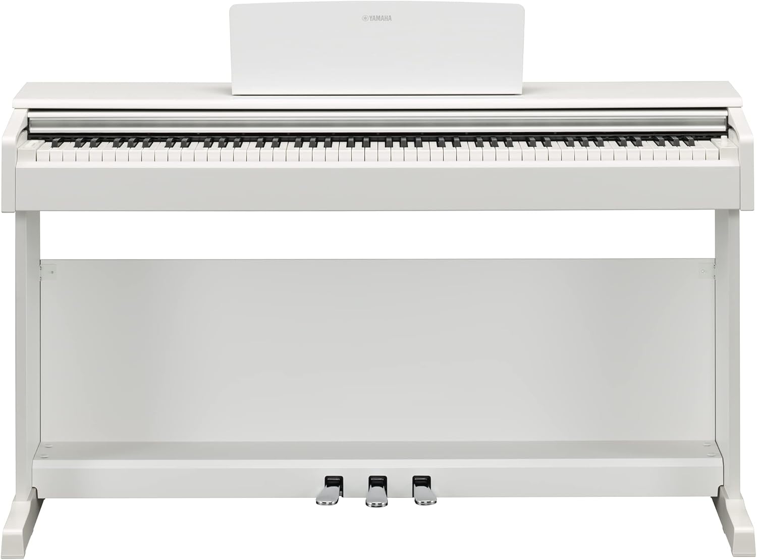 Yamaha ARIUS YDP-145 Digital Piano - Classic and Elegant Home Piano for Beginners and Hobbyists, in White