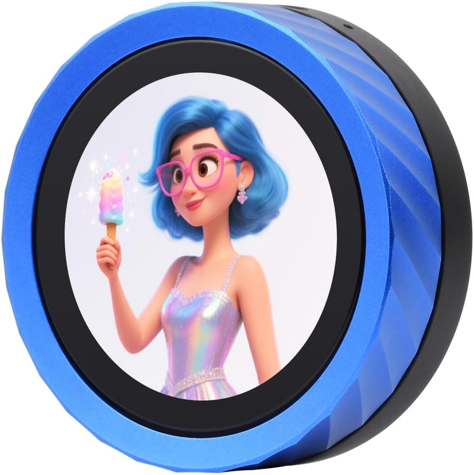 waveshare ESP32-S3 1.8inch Knob Display Development Board, Multi-Functional Knob Screen, Capacitive Touch, 2.4GHz Wi-Fi and Bluetooth Wireless Connection, No BAT