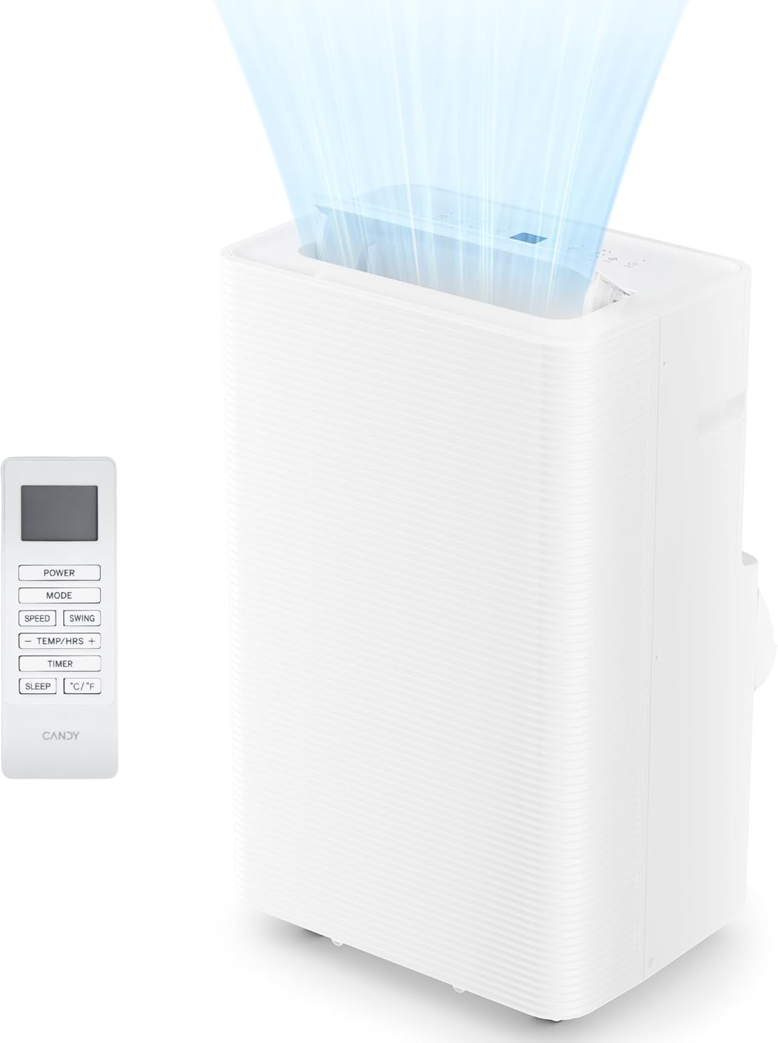 14,000 BTU Portable Air Conditioner for Rooms up to 700 Sq.Ft,3-in-1 Cooling/Dehumidifier/Fan AC Unit 3 Speed,Auto Swing,Remote Control,Window Kit Included,White