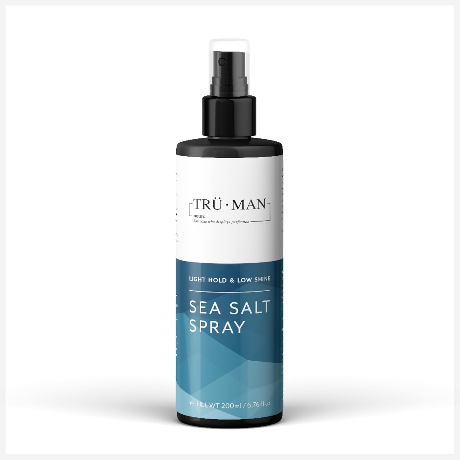 TRU•MAN Sea Salt Spray For Men: Light Hold and Natural Matt Finish Texturising Hair Sea Salt Spray for Men, Fragrance Scented, 200ml