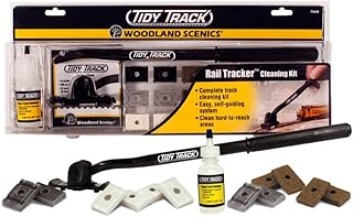 Woodland Scenics' Tidy Track Rail Tracker Cleaning Kit