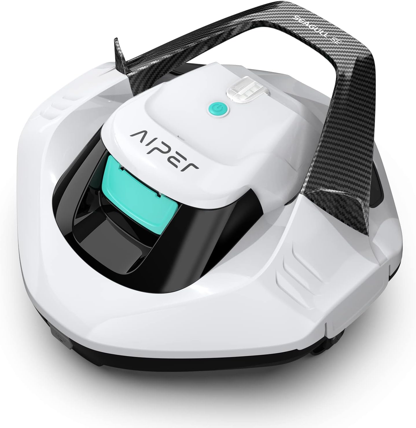 AIPER Cordless Robotic Pool Cleaner, Pool Vacuum Lasts 90 Mins, LED Indicator, Self-Parking, Ideal for Above-Ground Flat Pool up to 860 sq.ft.