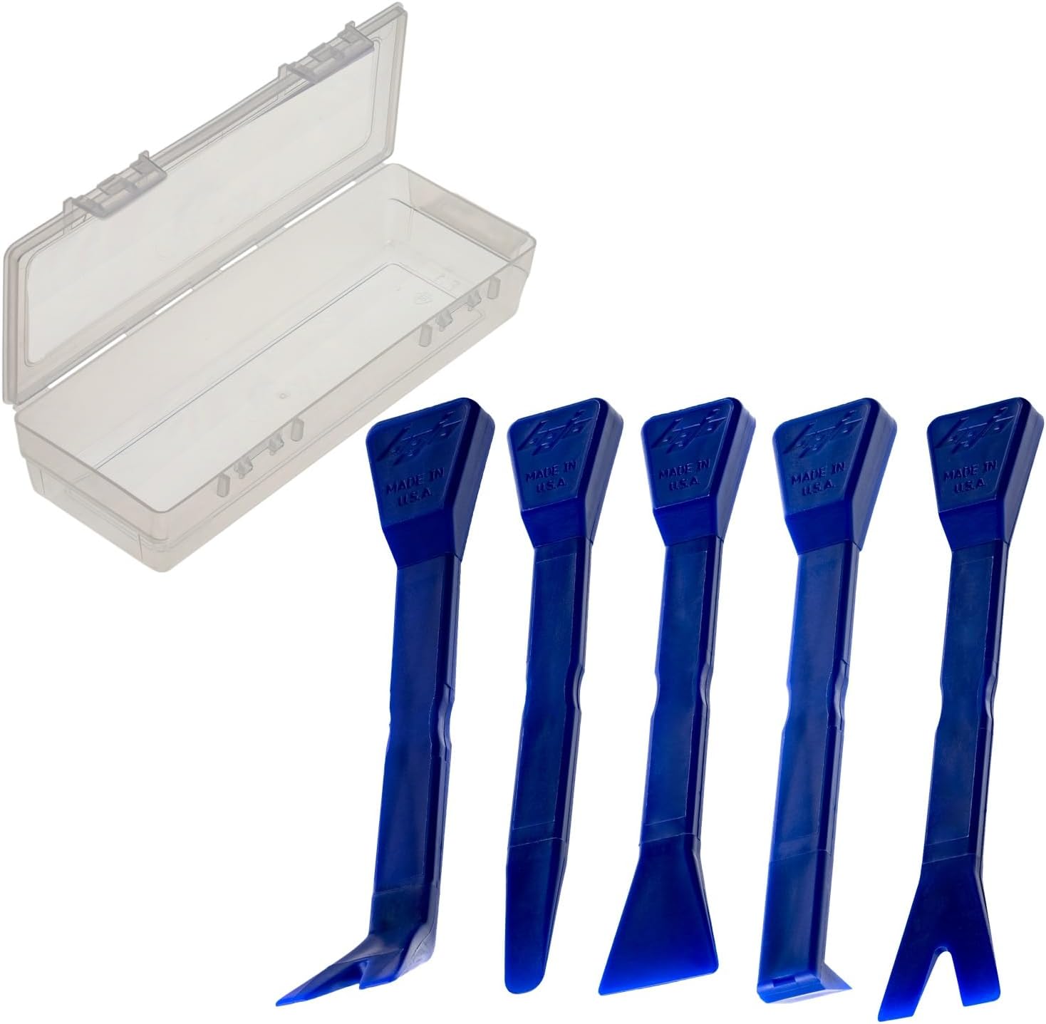 Bojo Tools - 5-Piece Plastic Pry Tool Kit with F1 Case - Medium Duty