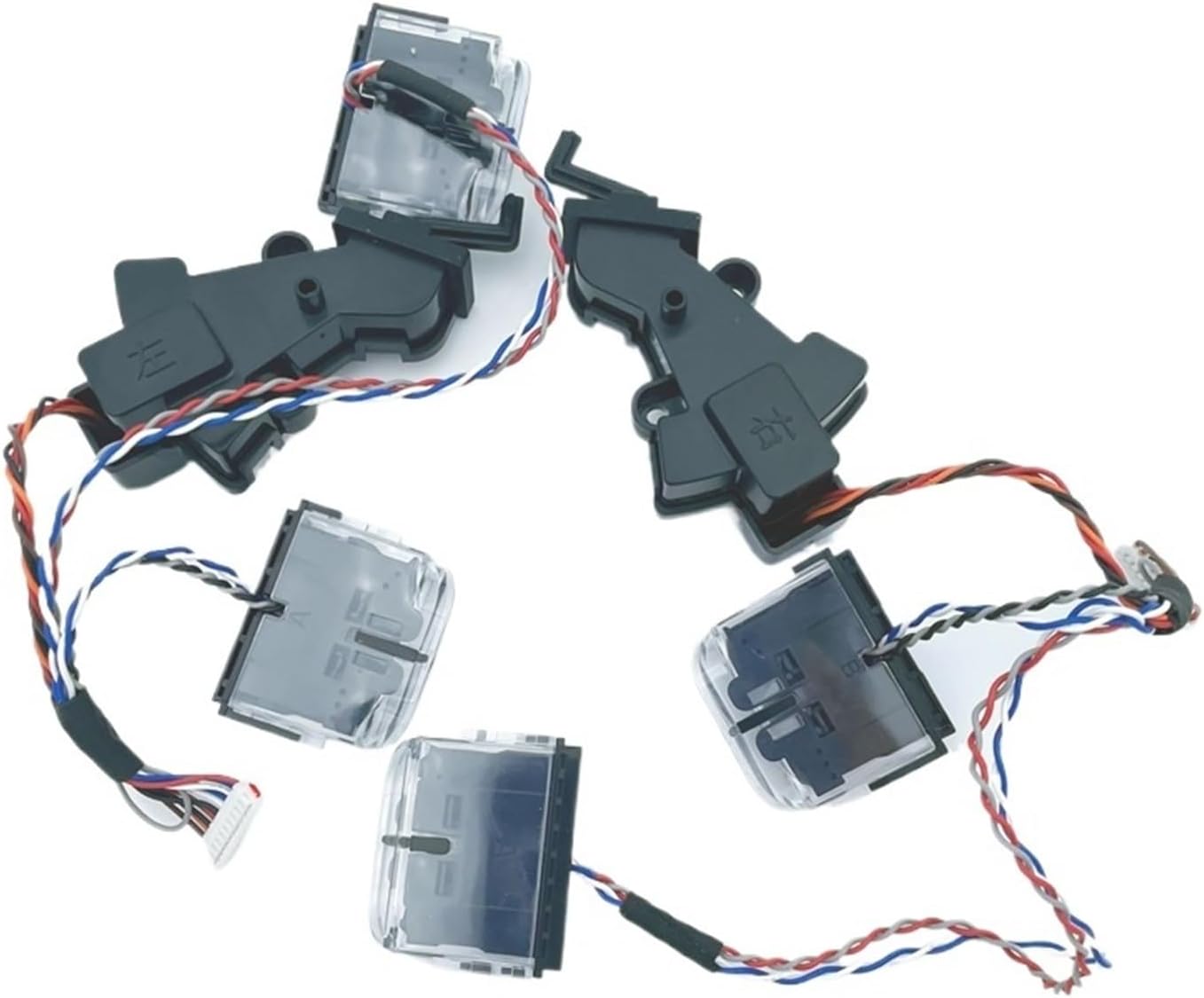 FMCUVBFR Vacuum Cleaner Right/Left Bumper Swith&Downward Sensor Module Replacement ，Compatible For Xiaomi，Compatible For Mijia， 1C STYTJ01ZHM(One set)