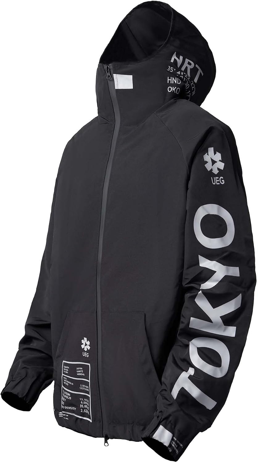 Niepce Inc Japanese Streetwear Waterproof Windbreaker Jackets for Men