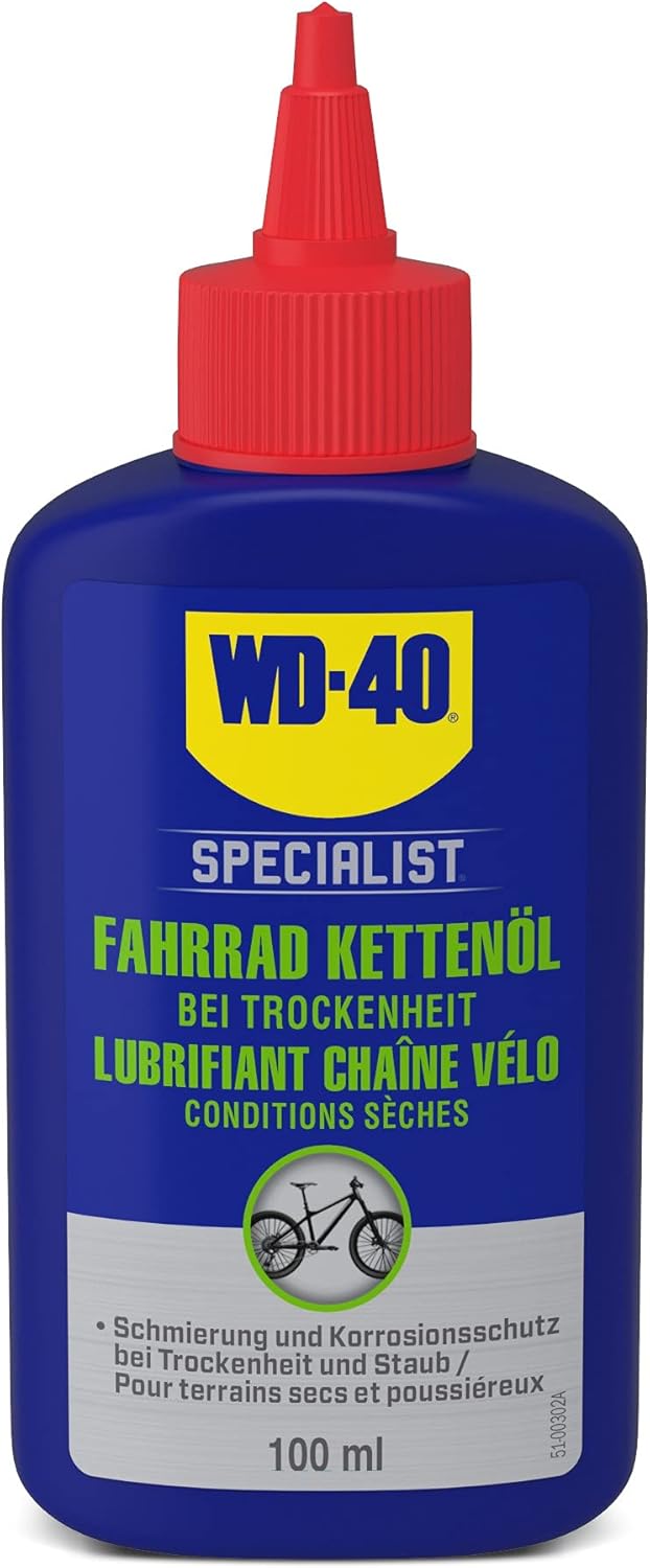 WD-40 Specialist Bicycle chain oil for dryness, 100 ml