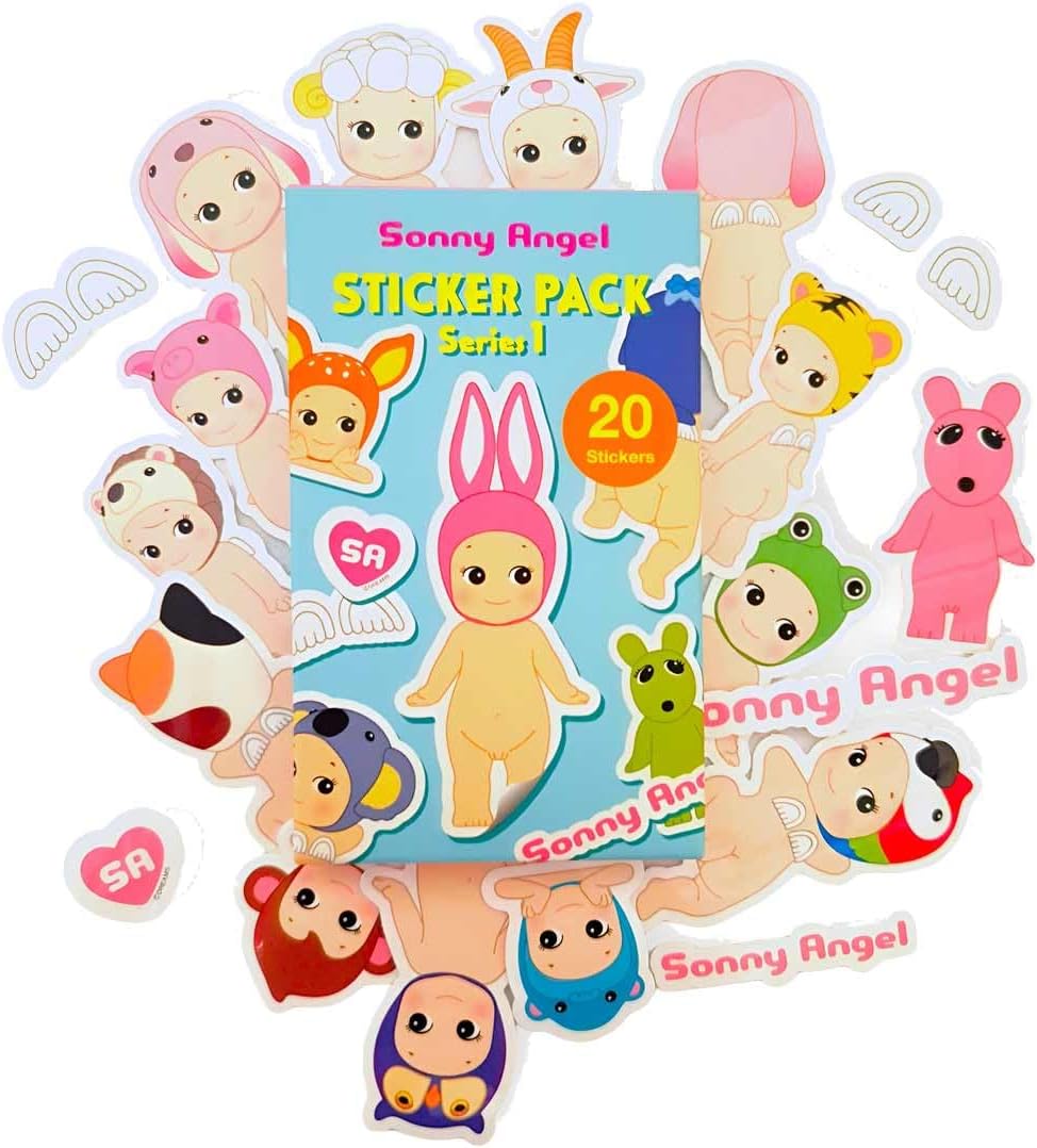 SONNY ANGEL Sticker pack series 1 – box of 20 stickers
