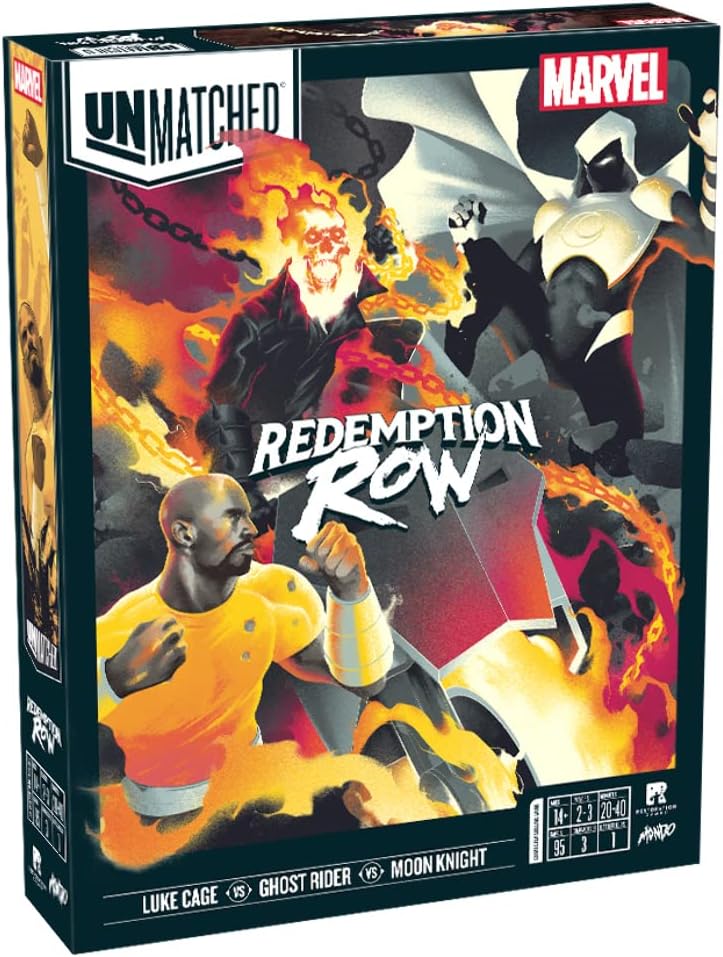 Unmatched: Marvel, Redemption Row | Strategy Fighting SuperHero Game for Family, Teens & Adults by Restoration Games