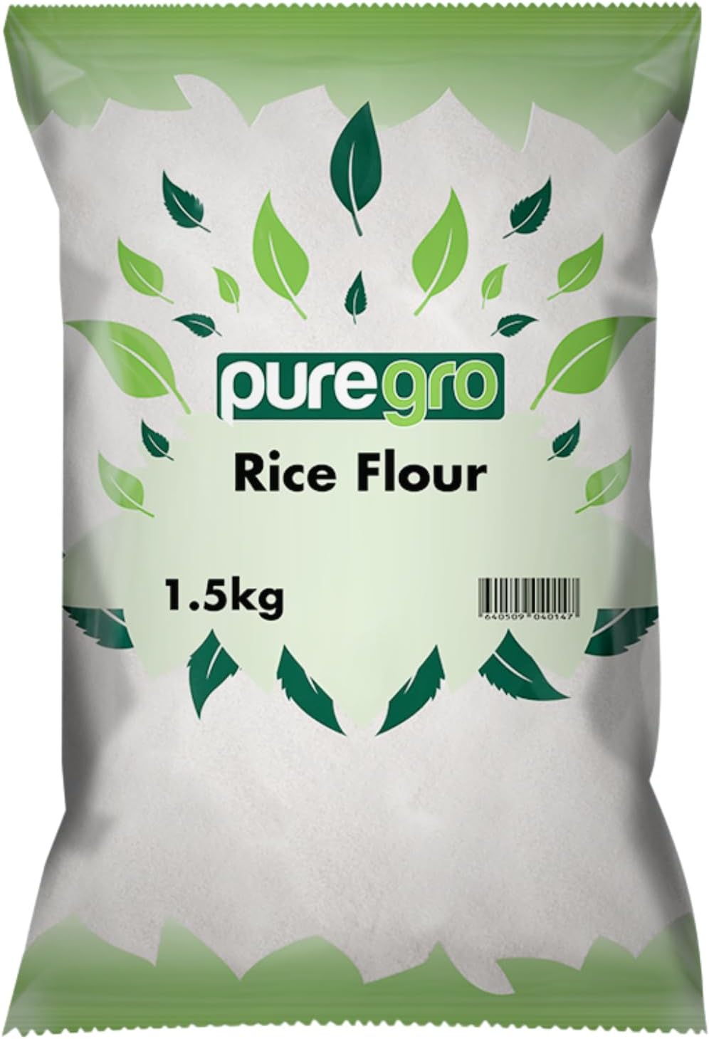 Puregro Rice Flour | Premium Quality | Ideal For Baking | Rich in Fibre | Rice Powder | Smooth Texture | Flour For Every Kitchen | Healthy Cooking Ingredients | Weight 1.5kg | Pack of 1