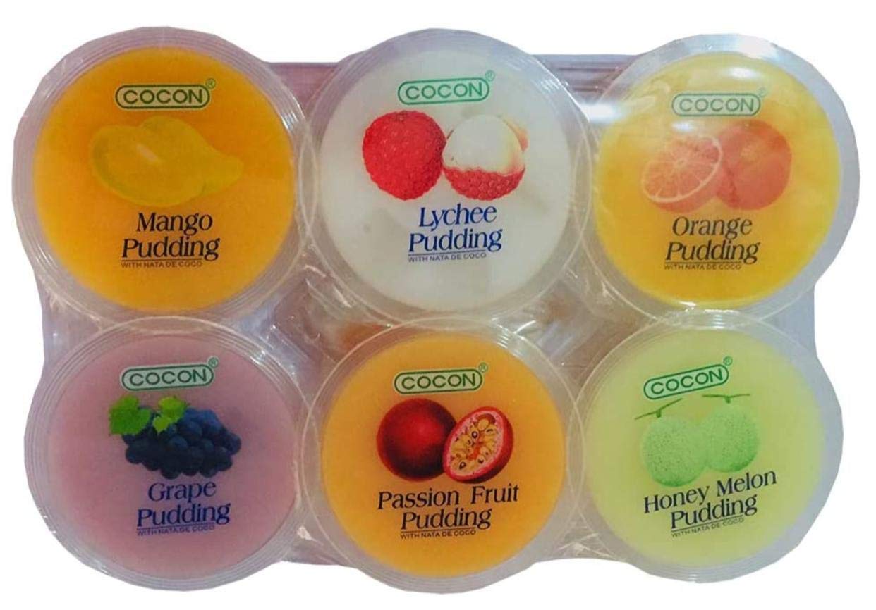 Pudding Fruit (Mango/Lychee/Orange/Grape/Passion Fruit/Honey Melon) 480 g 6 cup
