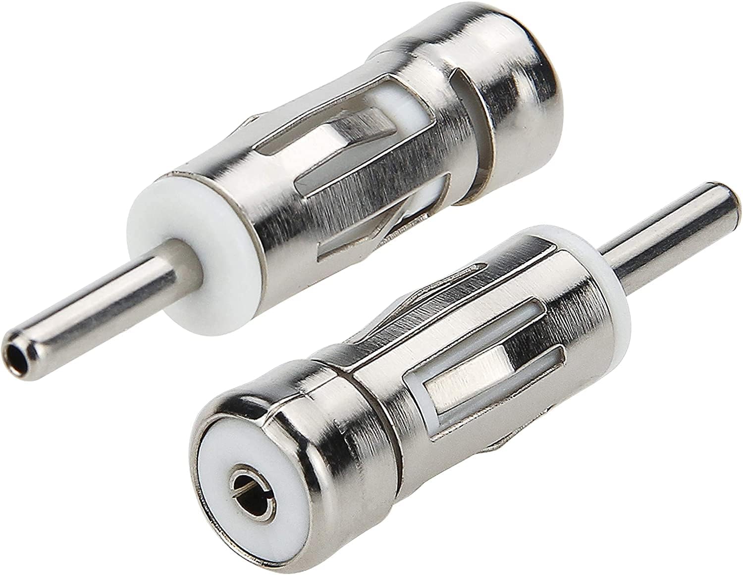 Car Aerial Antenna Adapter Connector 2 Pack, Ancable ISO to Din Radio Aerial Antenna Adapter Converter for Volkswagen VW Skoda Vehicle Car Audio Radio Head Unit Stereo Receiver