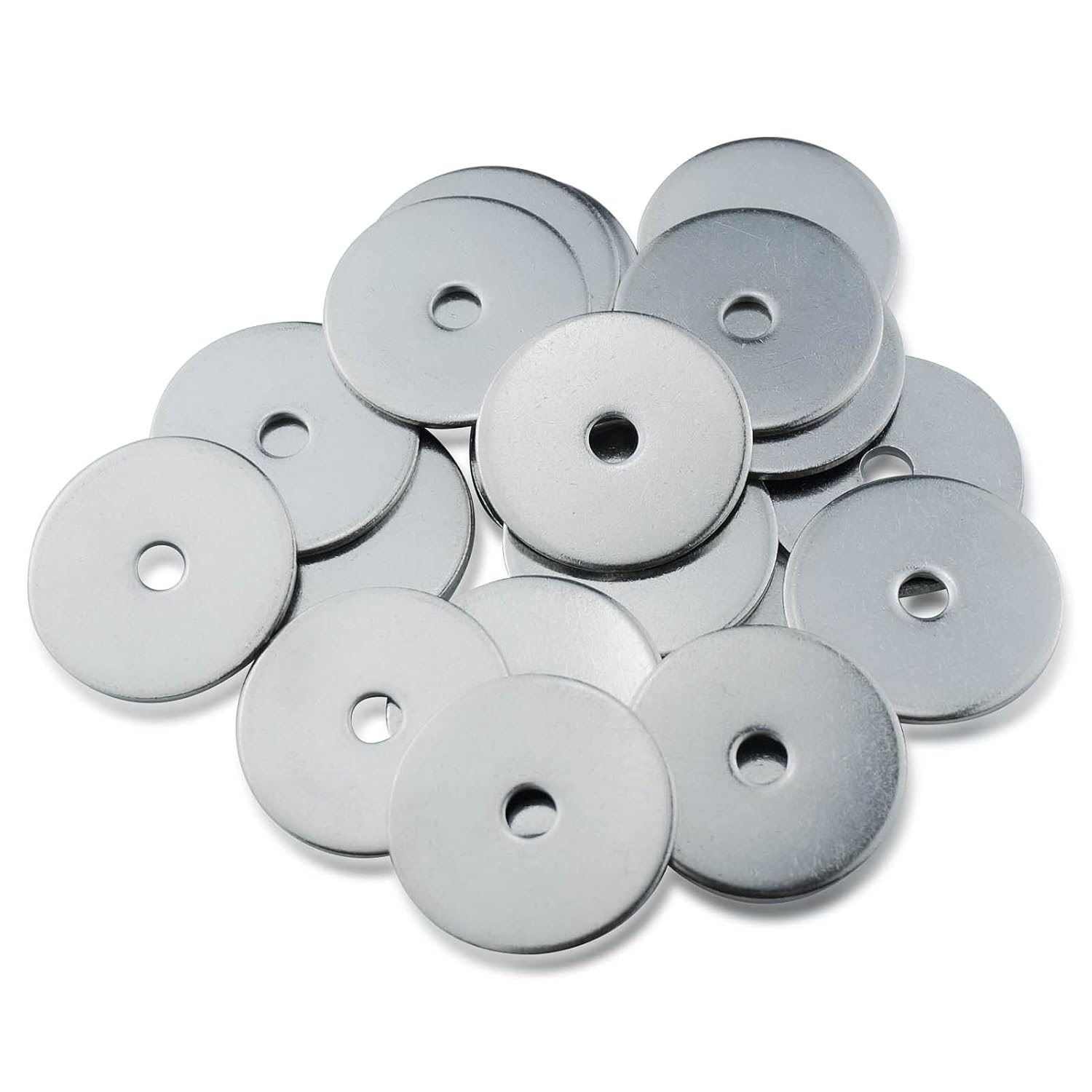 M4 Washers, M4 x 25mm Penny Washers, (Pack of 20) A2 304 Stainless Steel Washer, Flat Repair Washer, Large Metal Plain Round Chrome for Screws & Bolts
