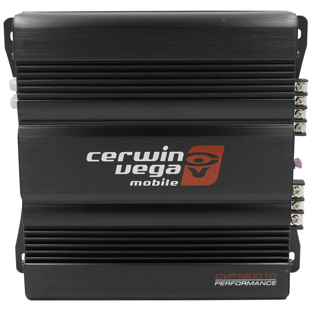 Cerwin Vega CVP 1600W Max Mono Amplifier, Class AB Car Audio Power Amplifier 1-Channel 2-Ohm 4-Ohm Stable