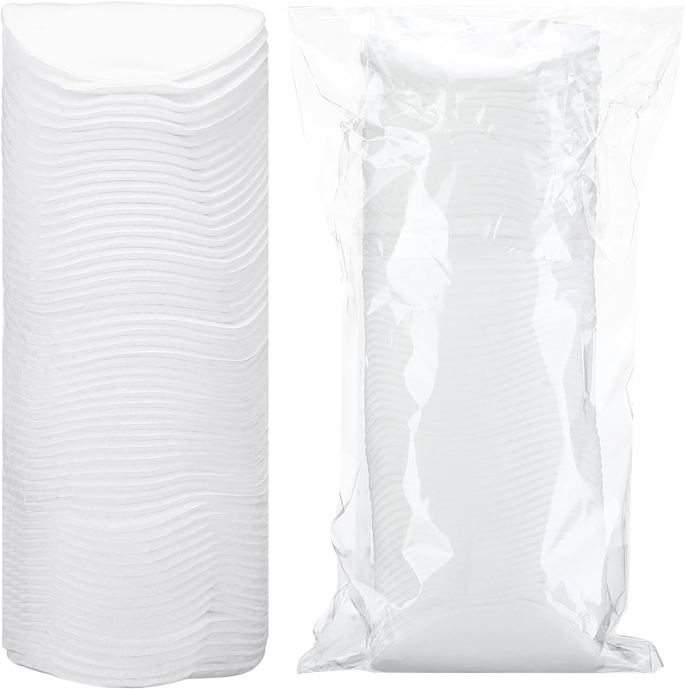 Threlaco 60 Pcs Hemorrhoid Pads for Fast Relief Cotton Pads for Use with Cream for Men Women Itching and Bleeding, Prevent Mess on Your Underwear