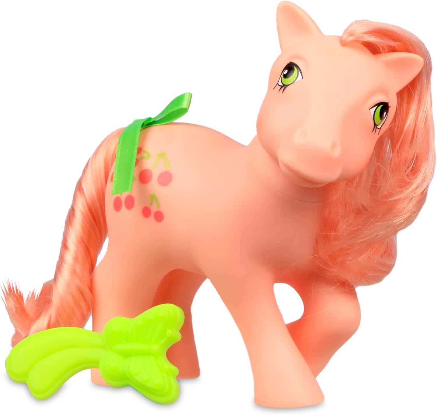 My Little Pony | Cherries Jubilee Classic Pony | Retro Horse Gifts for Girls and Boys, Collectable Vintage Horse Toys for Kids, Unicorn Toys for Boys and Girls Ages 4+ | Basic Fun 35289