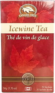 Canada True Icewine Tea, 25 Tea Bags, 50g (1.75oz), Product of Canada