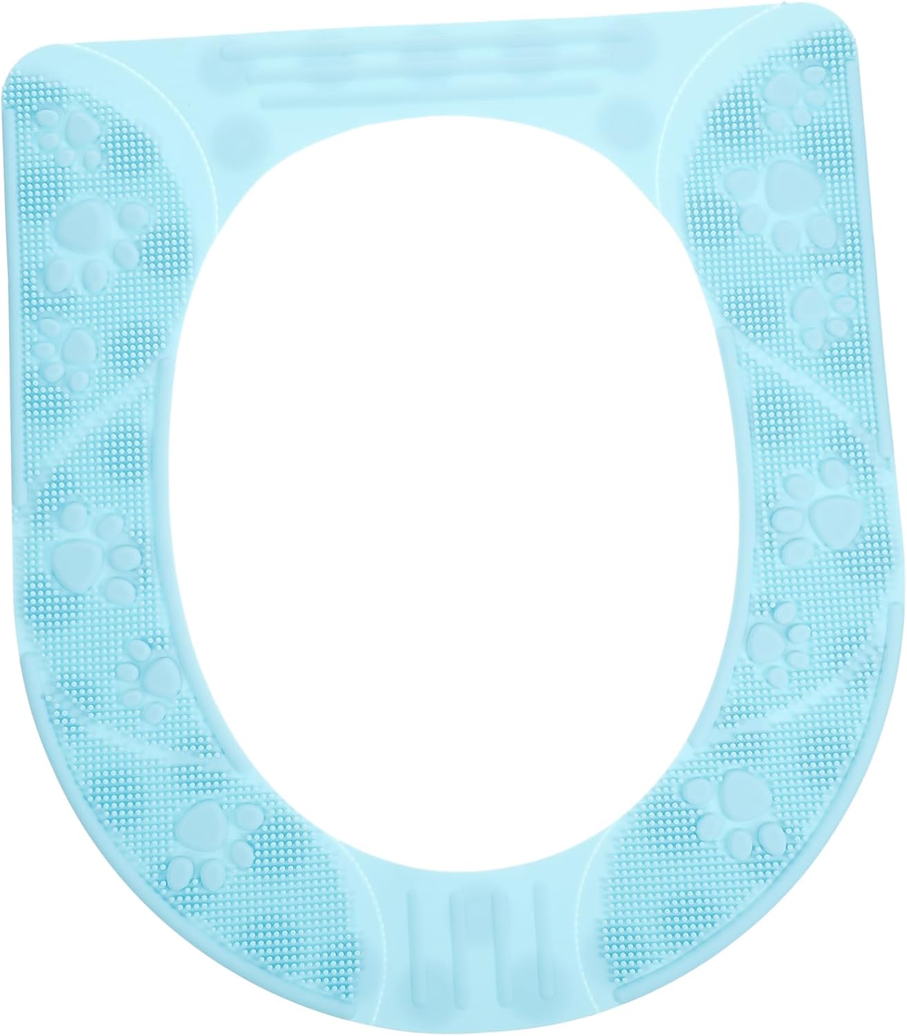 Ciieeo Silicone Toilet Seat Cover Commode Liners for Potty Training Family Toilet Pad Seasons Use Thermal Insulation Washable Cushion