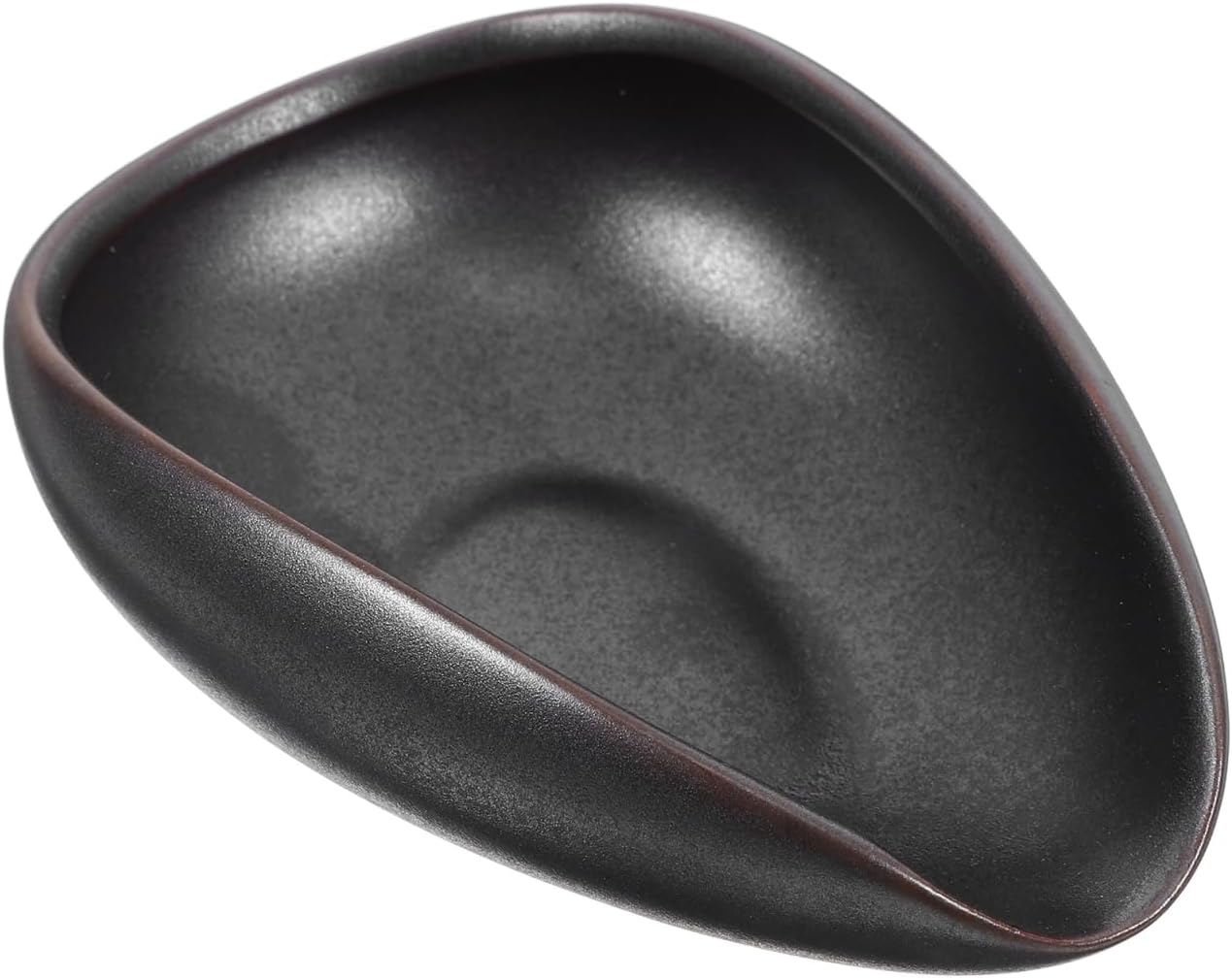 PRETYZOOM Ceramic Coffee Bean Tray Coffee Spoon Espresso Dosing Cup Cha Vessel Coffee Weighing Spoon Coffee Dosing Cup Loose Leaf Tea Vessel Coffee Dosing Tray Ceramics Black