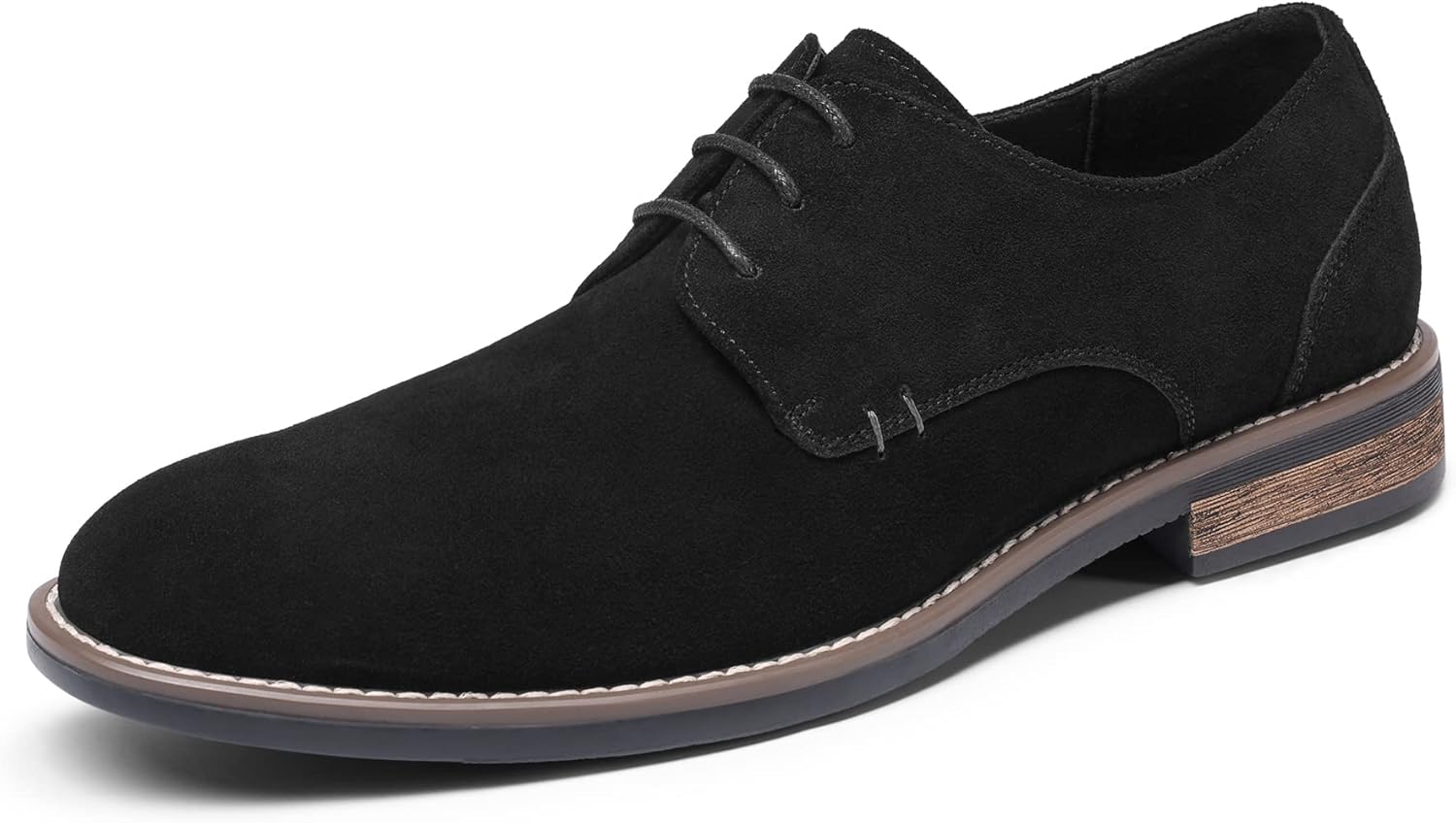 Bruno Marc Men's Suede Leather Lace Up Derbys Brogues Shoes, Men Oxford Shoes, Loafer Shoes