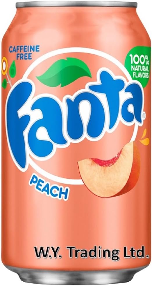 Fanta Peach Soda 355 ml Pack of 12