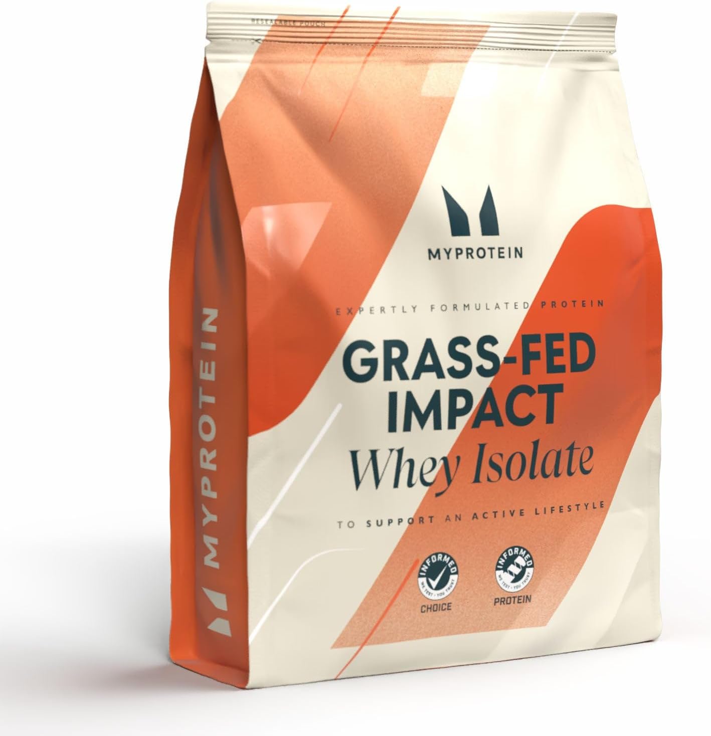 Myprotein Grass‑Fed Impact Whey Isolate – Premium Whey Protein Powder (26g Protein, Low Sugar & Fat) – Unflavoured – 1 kg | Supports Muscle Growth & Recovery