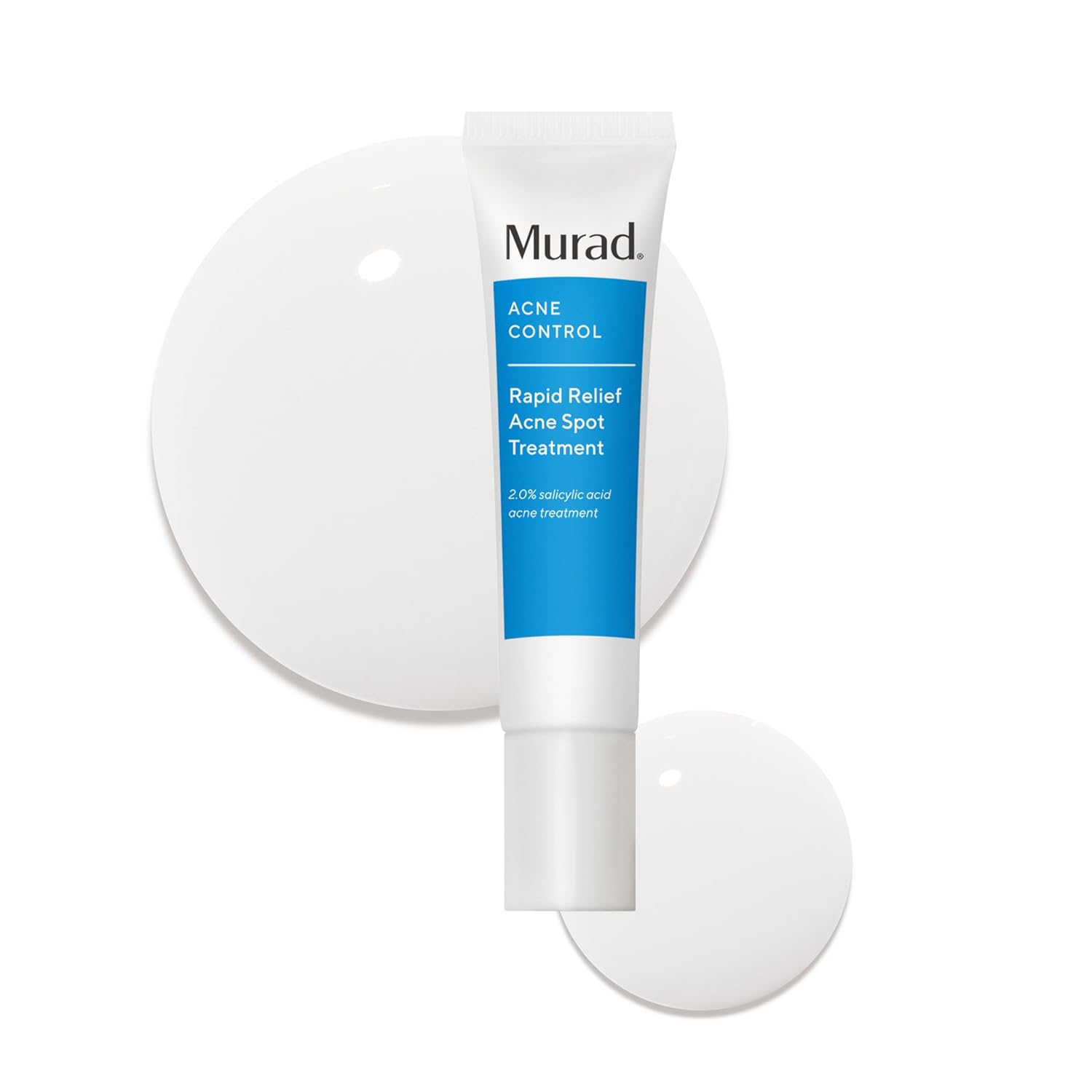 Murad Rapid Relief Acne Spot Treatment - Fast-Acting Blemish Spot Treatment with 2% Salicylic Acid, Pine & Thyme Complex, Horse Chestnut and Oat - Clear Gel Treats Acne & Soothes Skin Fast