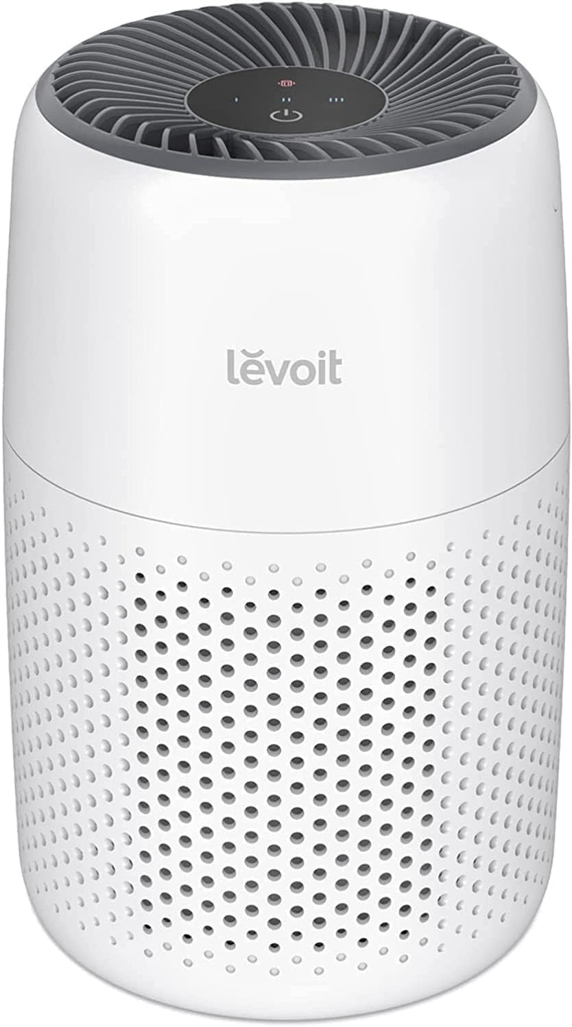 LEVOIT Air Purifier for Bedroom Home, Quiet HEPA Filter Cleaner with Fragrance Sponge & 3 Speed for Better Sleep, Air Frenshener, Allergies, Dust, Pet Dander, Odour, Smoke, Office, Desktop, Core Mini