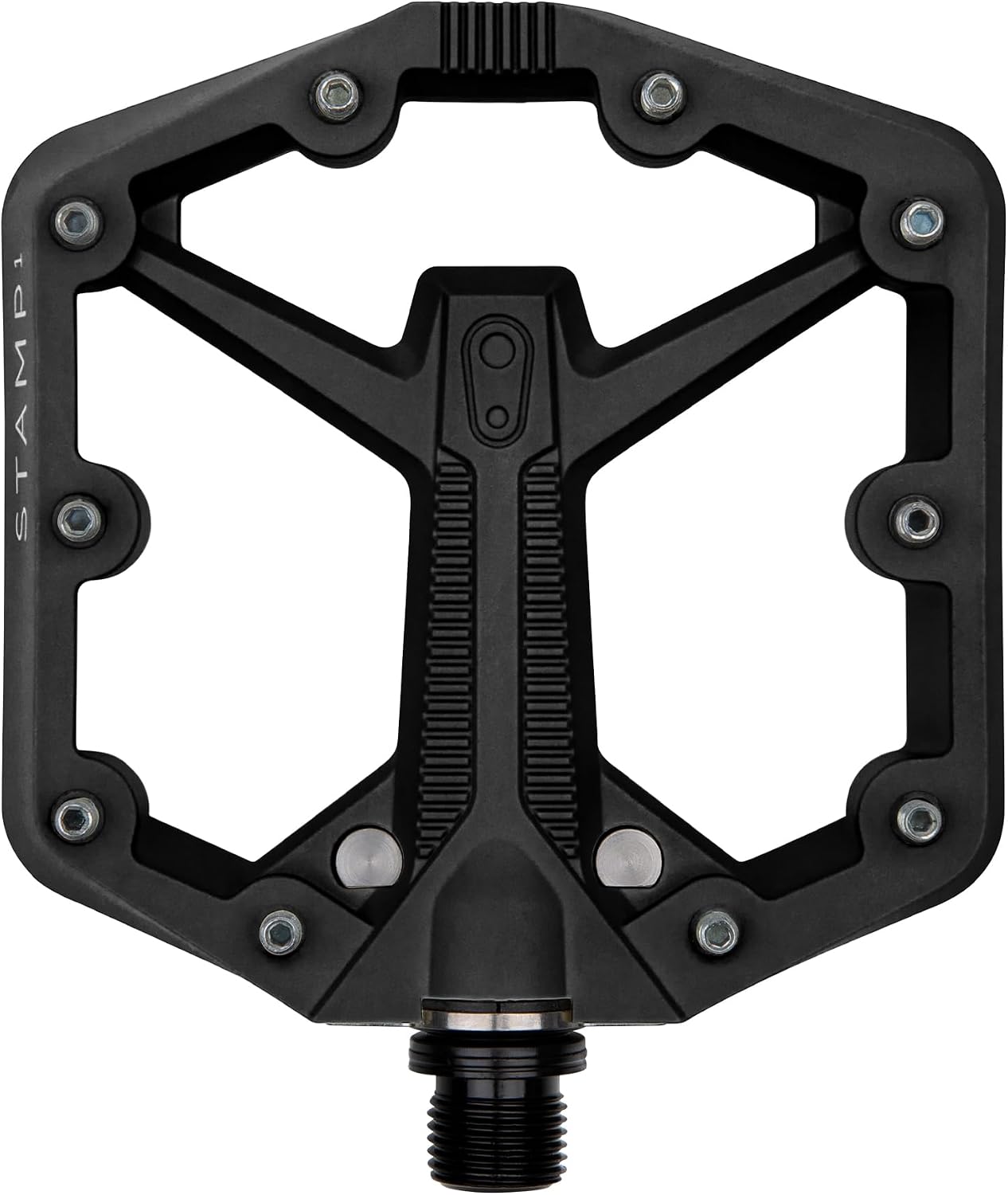 Crankbrothers Stamp Flat MTB Pedals - Size-Specific, Lightweight, Versatile, Durable Bike Pedals