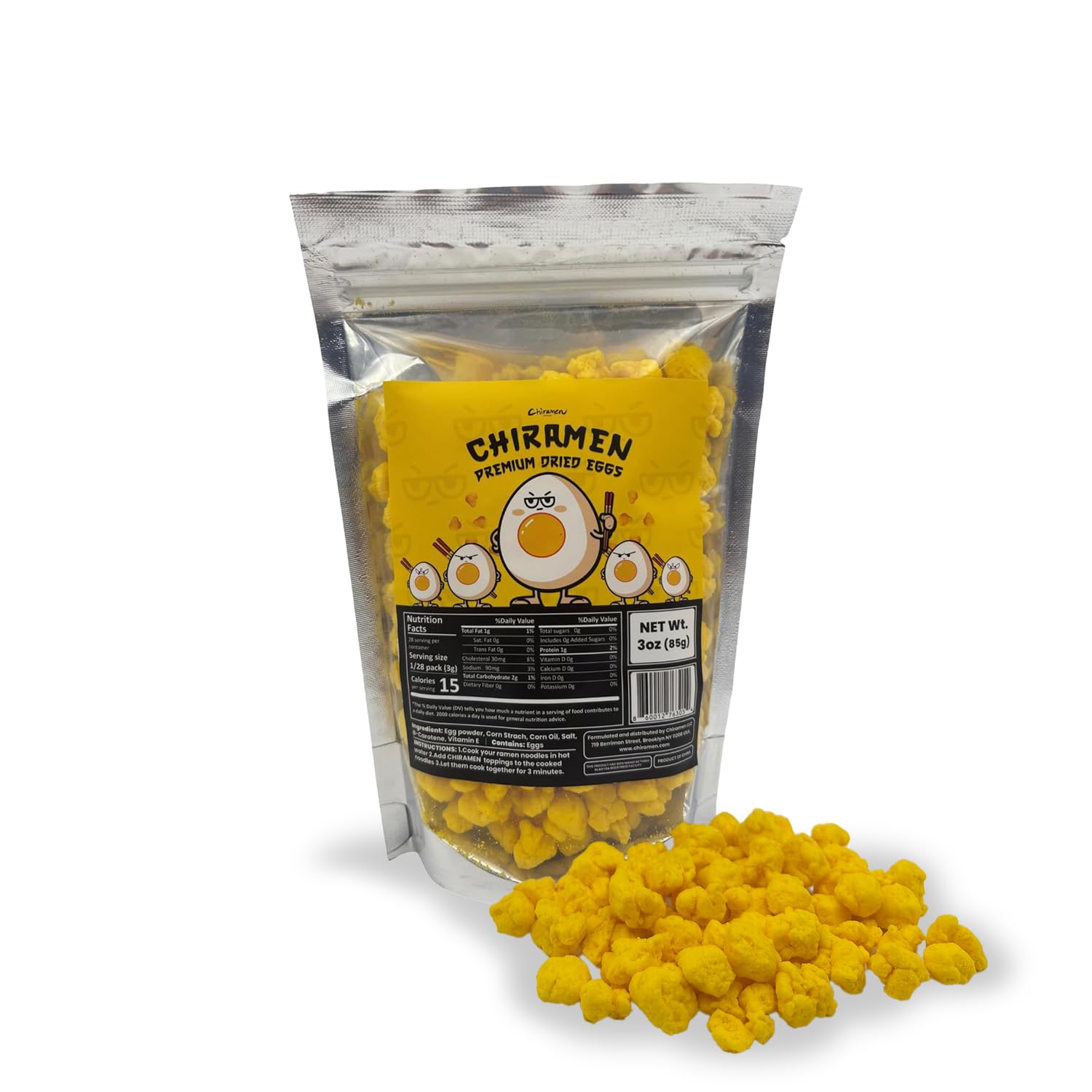 Chiramen Dried Eggs Ramen Toppings