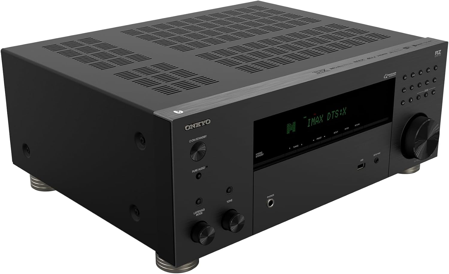 Onkyo TX-RZ30 9.2-Channel AV Receiver - 100 Watts Per Channel, Dirac Live Out of Box, Works with Sonos Certified, THX Certified and More