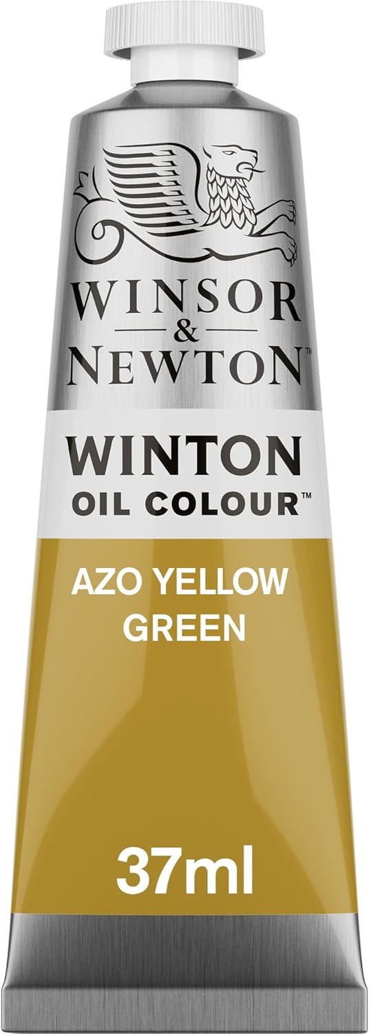 Winsor & Newton Oil Paint, AZO Yellow Green, 37 ml (Pack of 1)