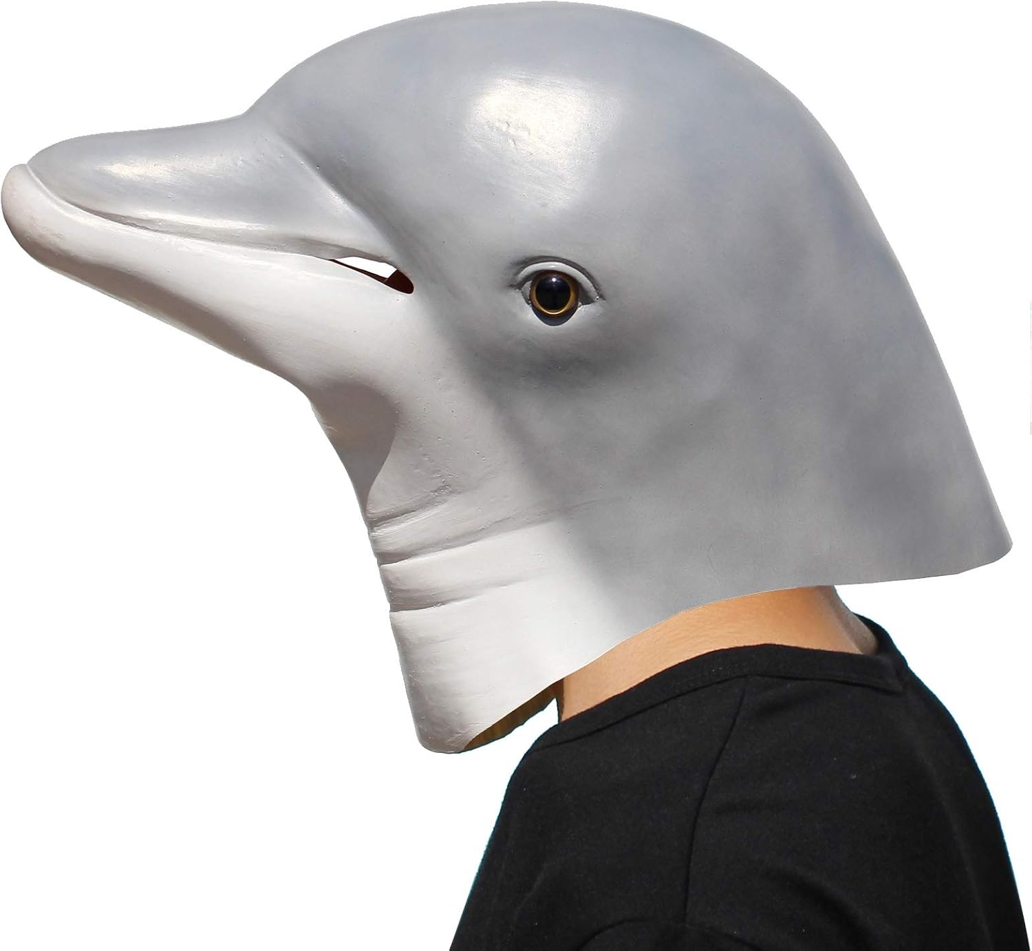 PartyHop - Dolphin Mask - Halloween Party Latex Sea Animal Mask