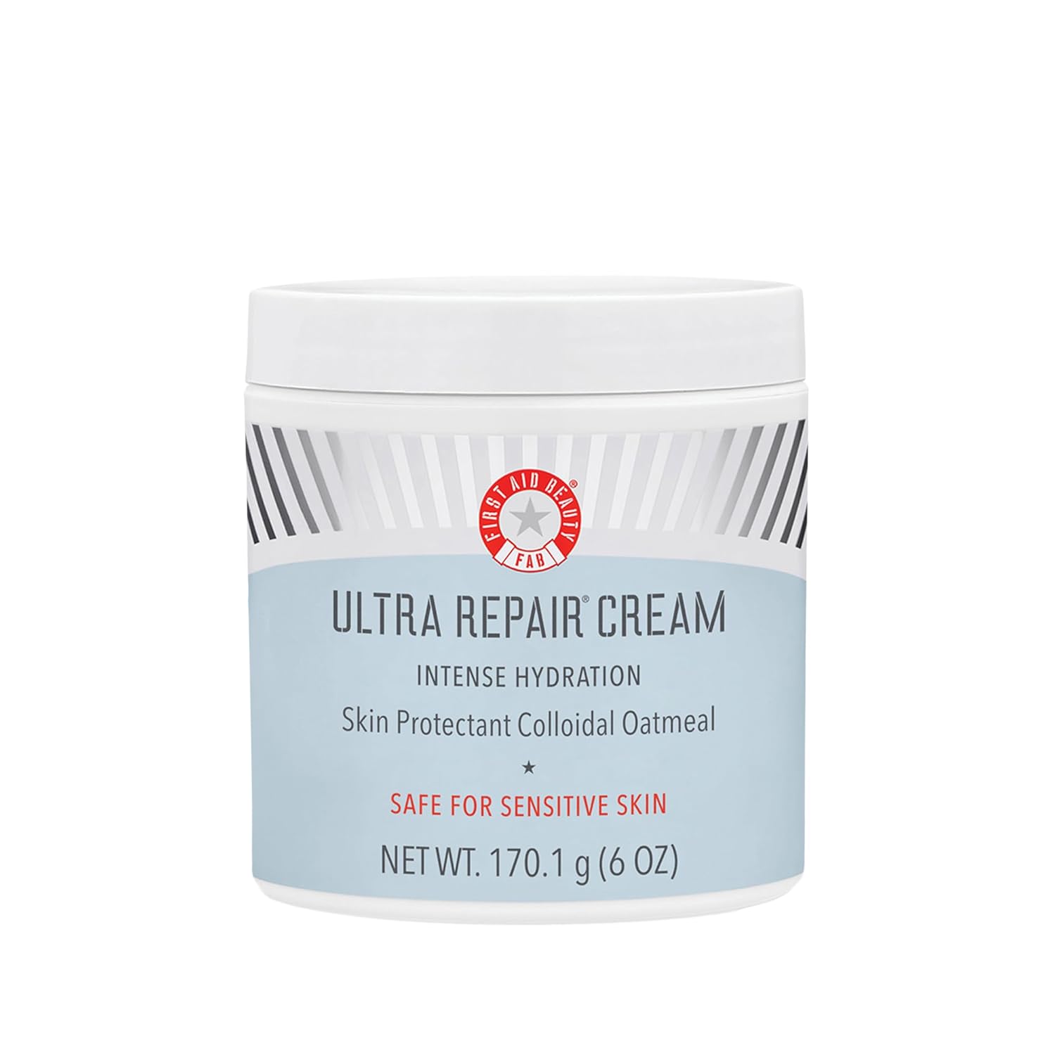 First Aid Beauty - Ultra Repair Cream, Intense Hydration Whipped Colloidal Oatmeal, Clinically Proven to Strengthen Skin Barrier in 7 Days & Helps Relieve Eczema, Luxury Face & Body Moisturizer, 6 oz