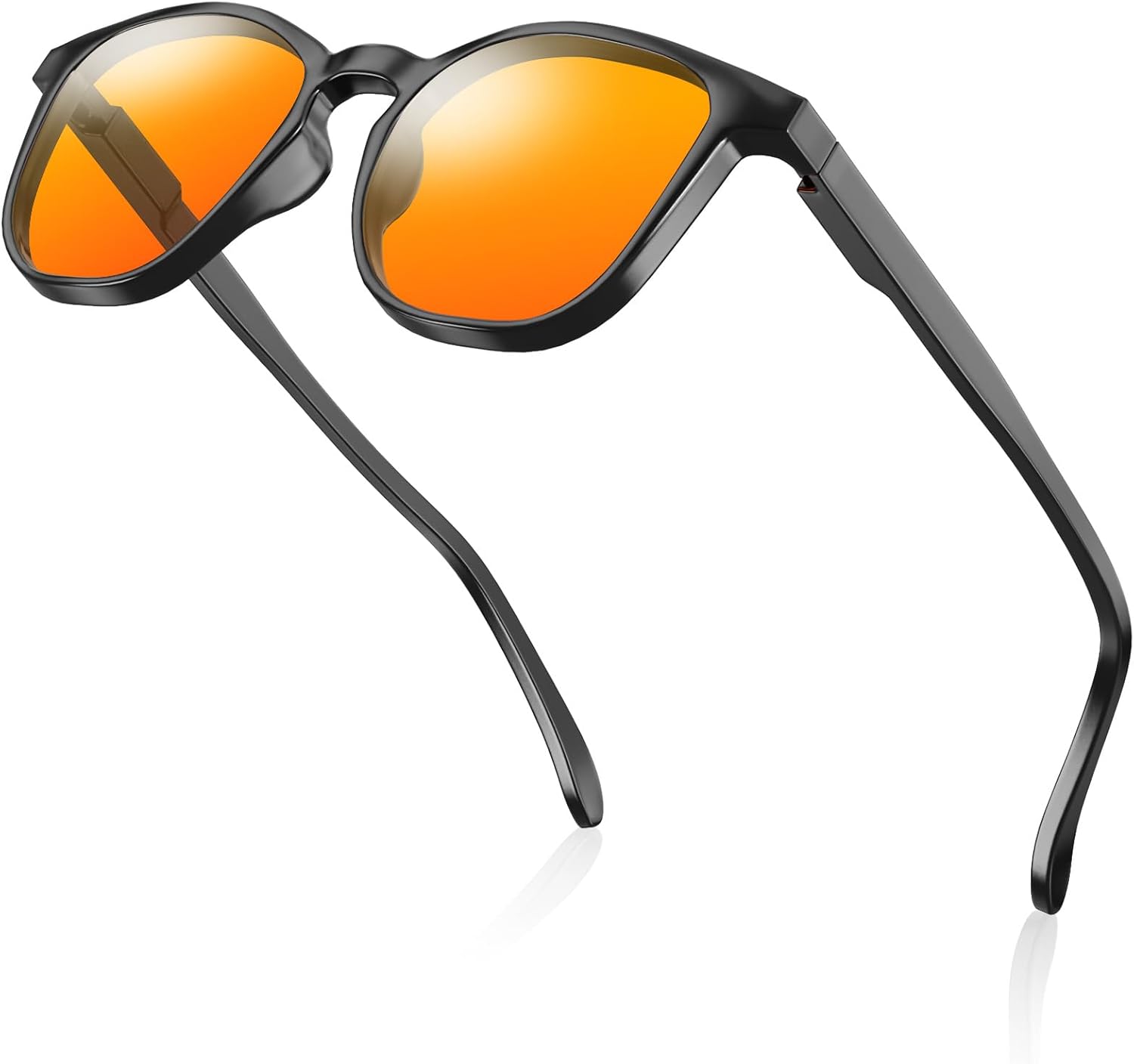 SURFOU Blue Light Blocking Glasses, Gaming Anti Bluelight Eyewear, Computer Screen Block Ray Men Women, Glare Gamer Glassed Tinted Orange Glass Protection Vision Work Use