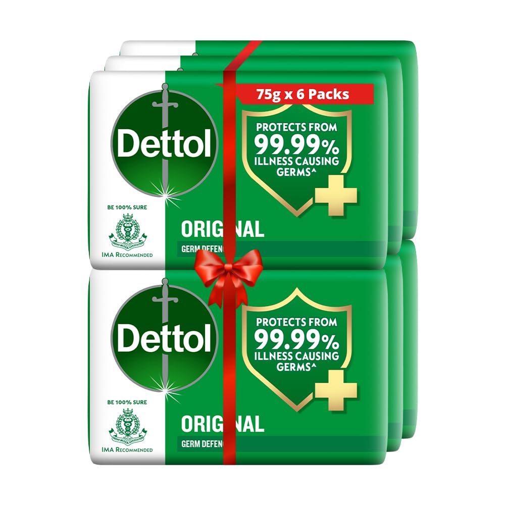 Dettol Original Bar Soap 100g Each | Pack of 6