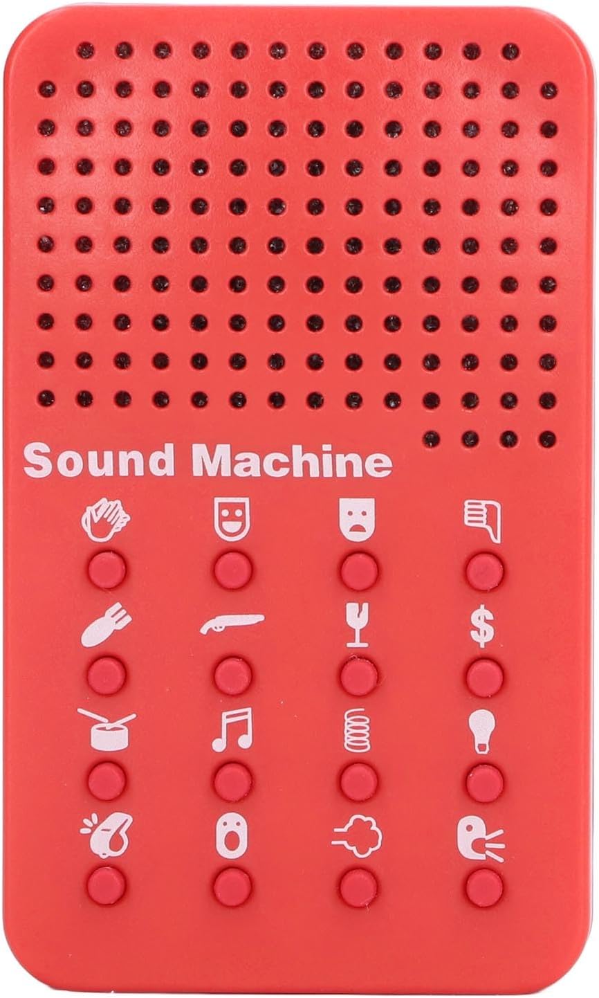 Fabater Sound Machine, Portable Electronic Sound Maker, Novelty Prank Kids & Adults, Funny Sound Maker Machine with 16 Sound Effects, Electronic Novelty Funny Noise Maker Toy