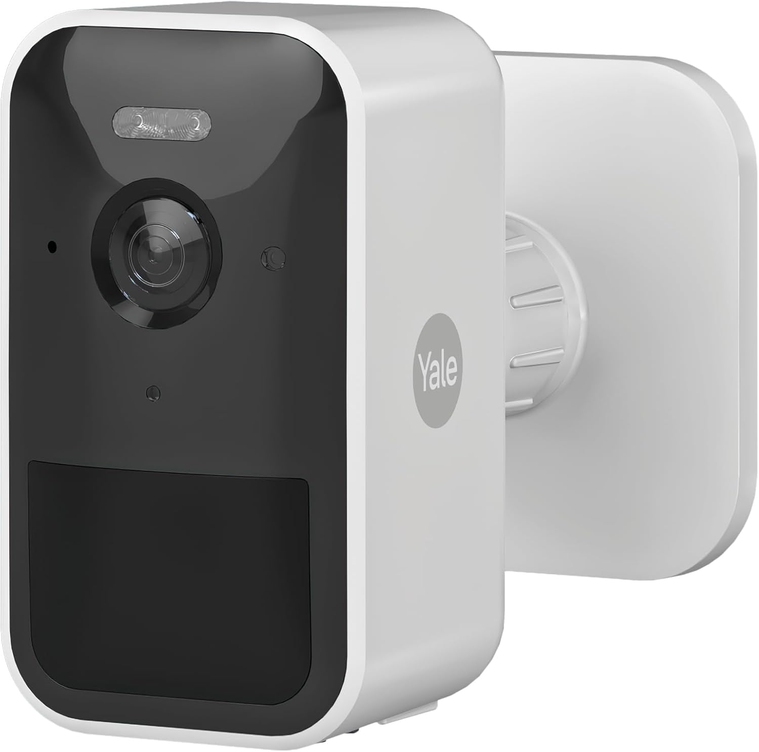Yale Smart Outdoor Camera [NO SUBSCRIPTION REQUIRED] Full HD Live View & Two-Way Audio, Motion Recordings, Customisable Zones & Scheduling, Night Vision, Spotlight, Real-time Alerts