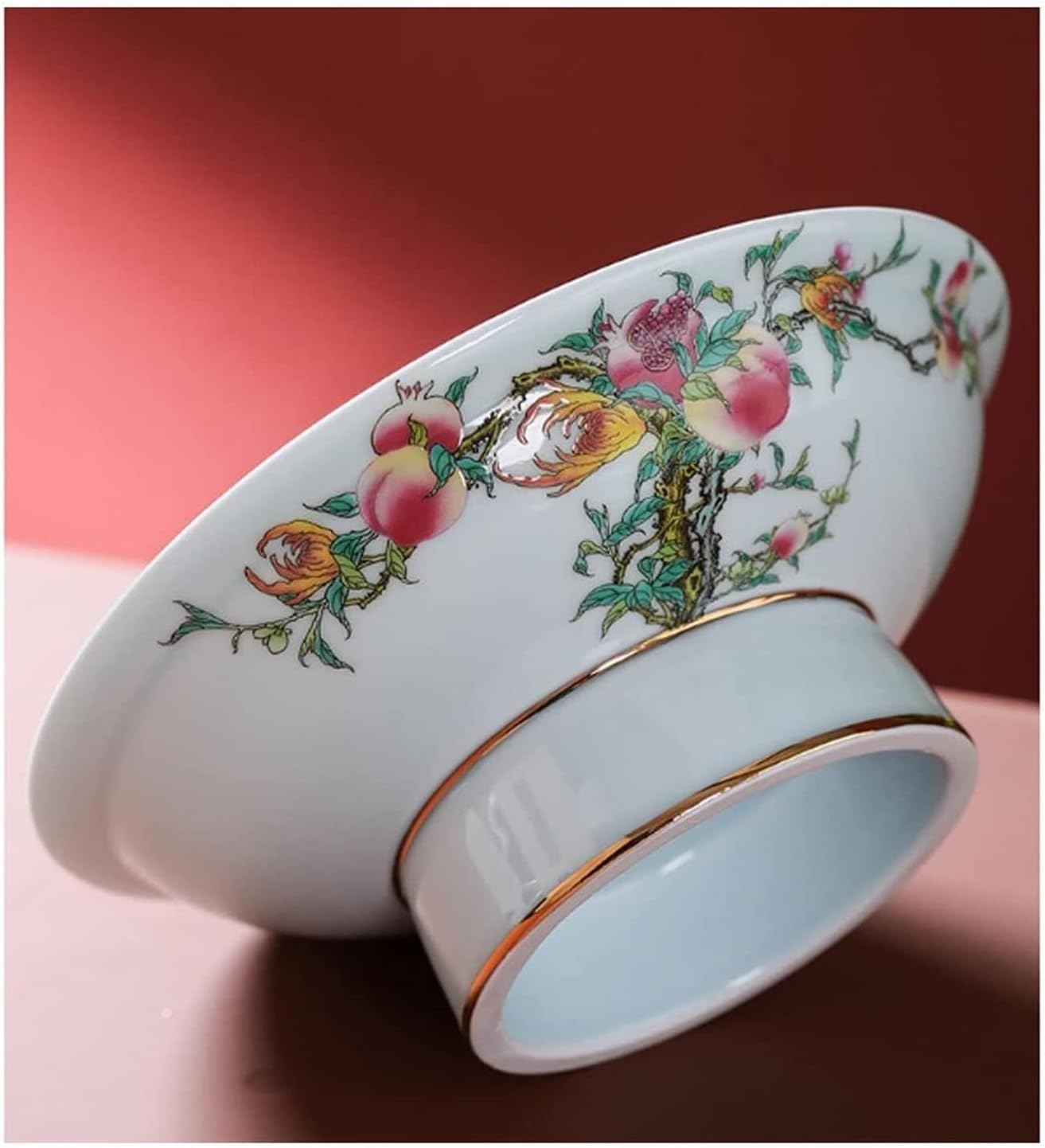 GeRRiT Fruit Bowls, Centerpiece Bowls, Salad Bowls, Ceramic Fruit Tray, Serving Cooking Dining Plates