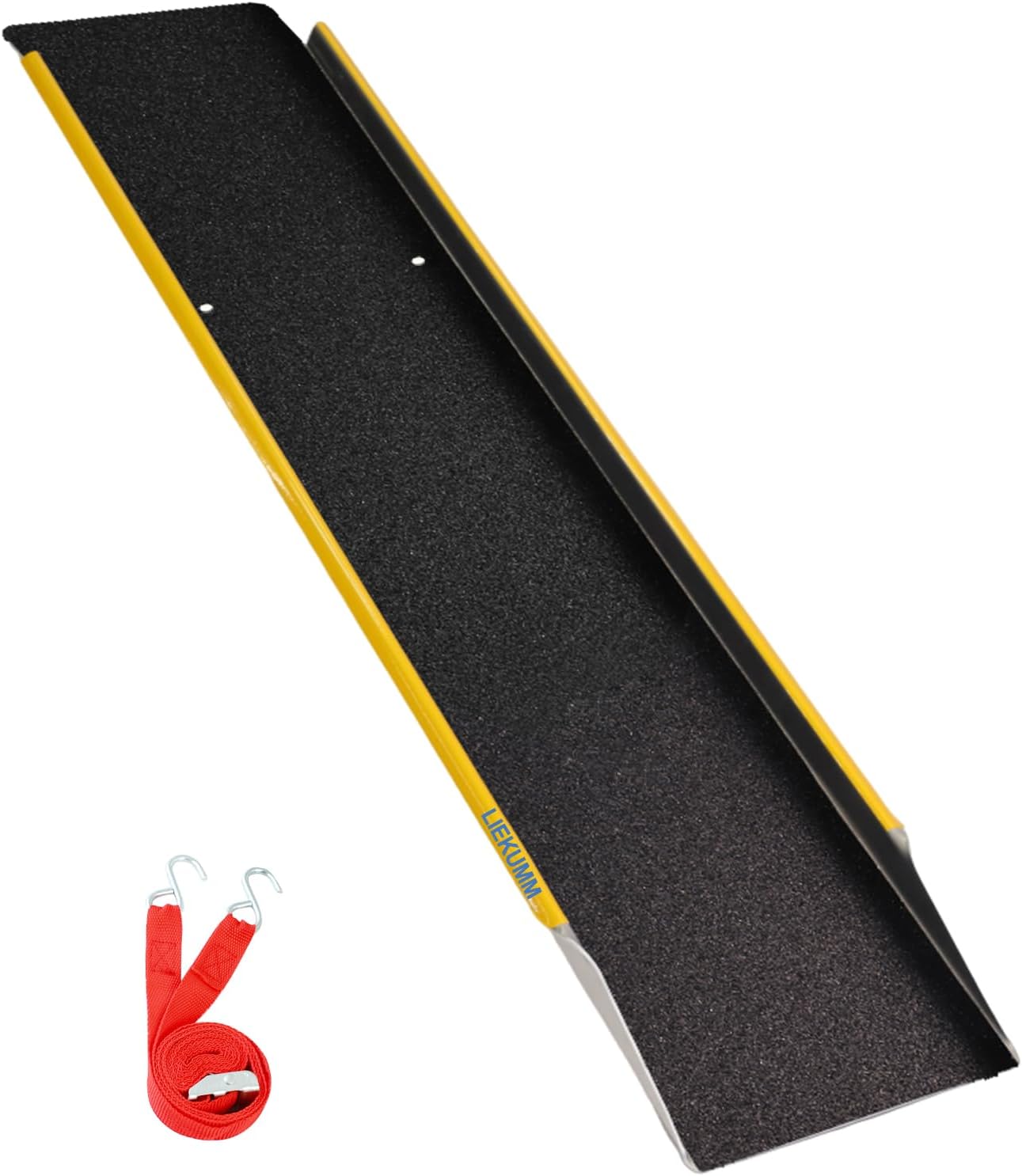 LIEKUMM Heavy Duty Motorbike Ramp, 120L x 28W cm Wide Loading Ramps, 300 kg Load Capacity Ramp for Motorcycle, Dirt Bike, ATV, UTV, Lawnmower, Trolley