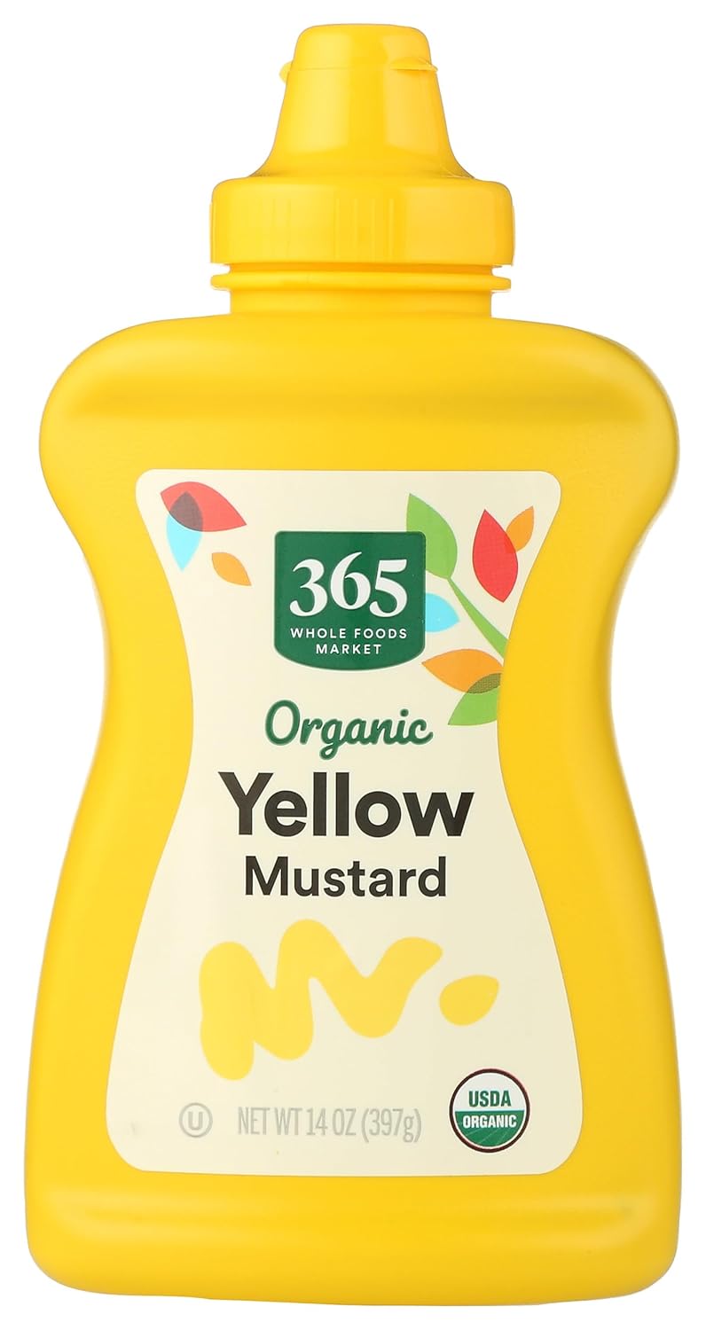 365 by Whole Foods Market, Organic Yellow Mustard, 14 Ounce
