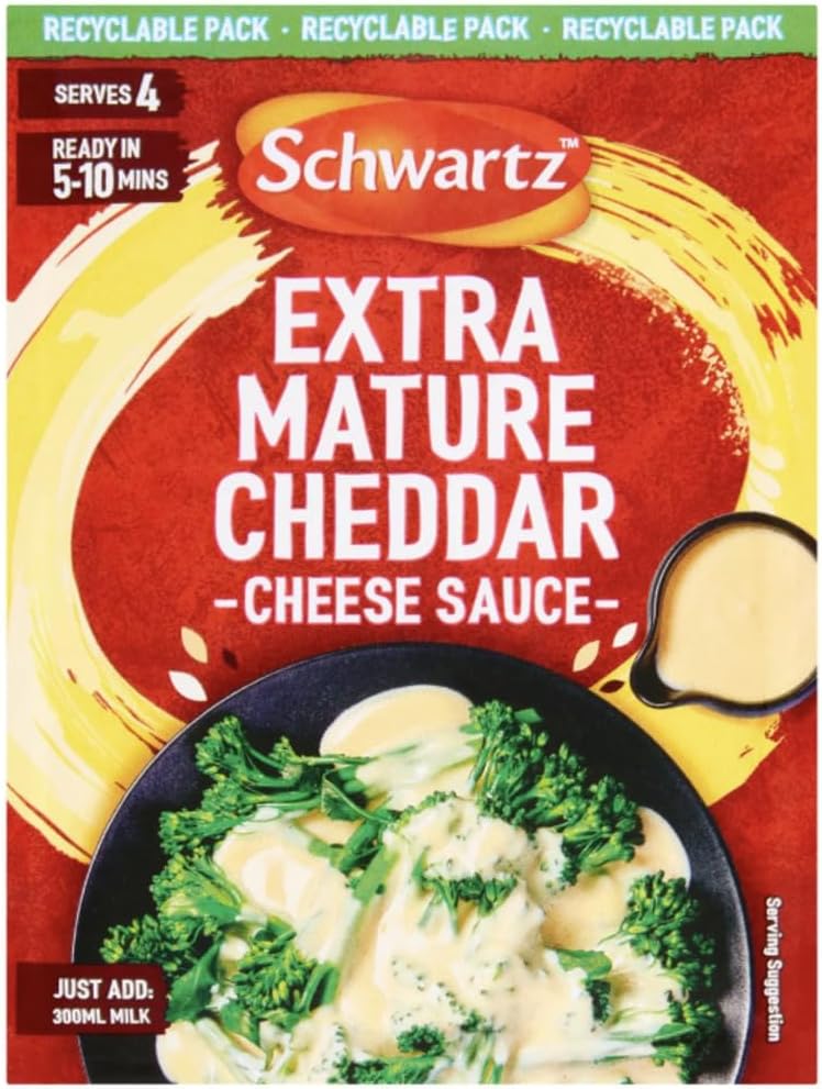 Schwartz Extra Mature Cheddar Cheese Sauce, 30g
