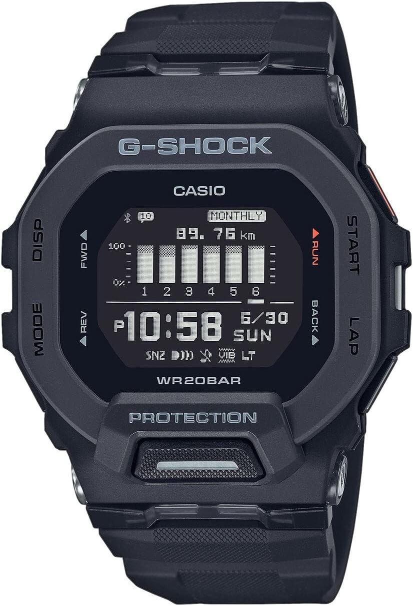 Casio Men's Digital Quartz Watch with Plastic Strap GBD-200-1ER