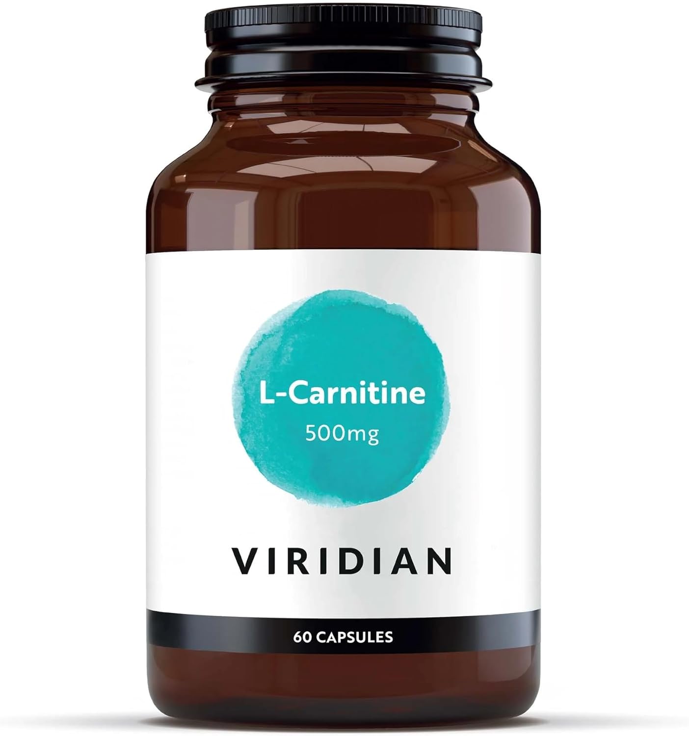 Viridian - L-Carnitine 500mg - 60 Veg Capsules, Vegan | Formed from Amino Acids Lysine & Methionine | Supports Energy & Muscle Function | 100% Active Ingredients | Nutritionist Formulated