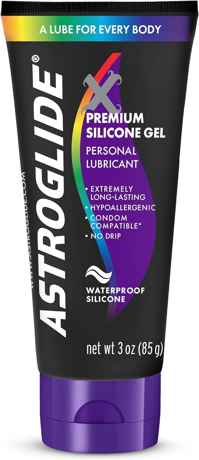 Astroglide Diamond Silicone Gel Lubricant 3 oz (Pack of 4)