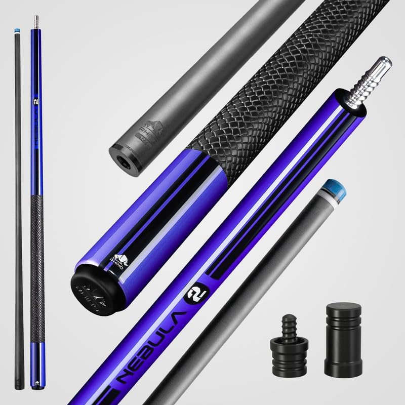 RHINO Nebula 2 Low Deflection Carbon Pool Cue - Sport Wrap