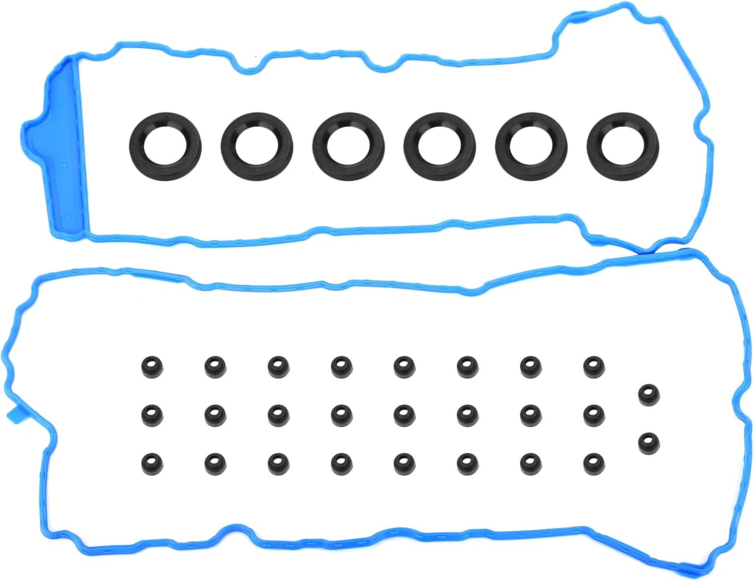 Engine Valve Cover Gasket Set Compatible with Buick Cadillac Chevy GMC Vehicle 2008-2017 Lacrosse Enclave, CTS XTS STS ATS, Impala Traverse Equinox Camaro, Terrain Acadia, Replace#VS50502, VS50808R