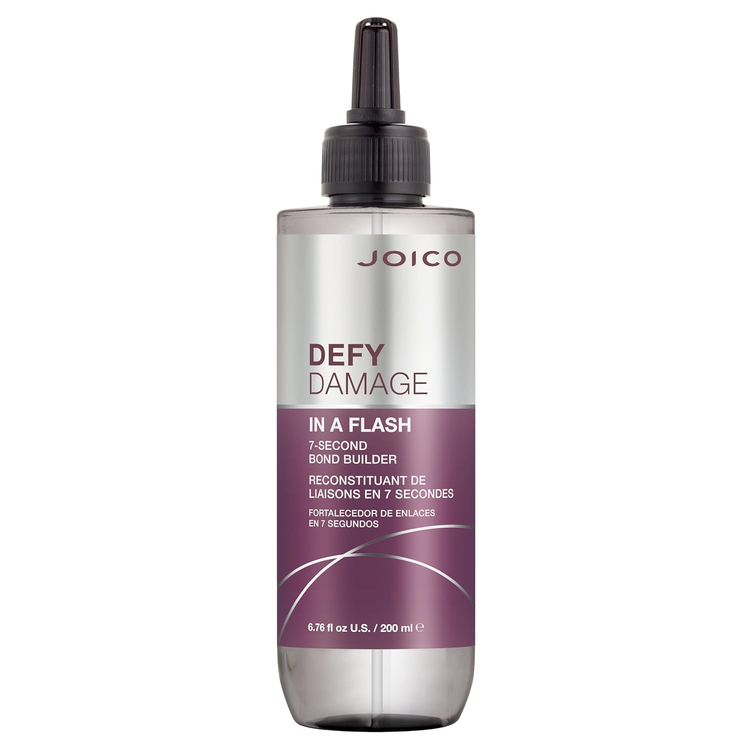 Joico Defy Damage In A Flash 7-Second Bond Building Hair Treatment | With Liquid Keratin | Quick Bond Strengthening & Protection | Color -Safe | Unique Liquid-To-Crème Formula | 6.76 Fl Oz