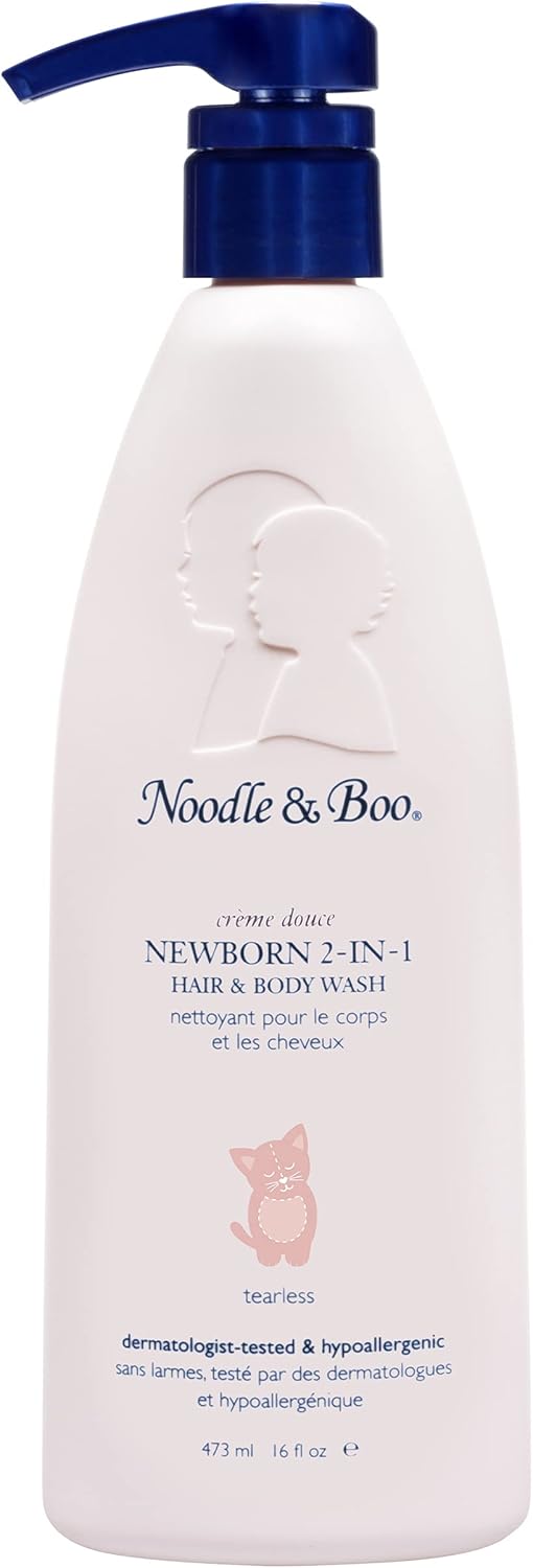 Noodle & Boo 2-in-1 Newborn Hair & Body Wash, 16 Fluid Ounce by Noodle & Boo
