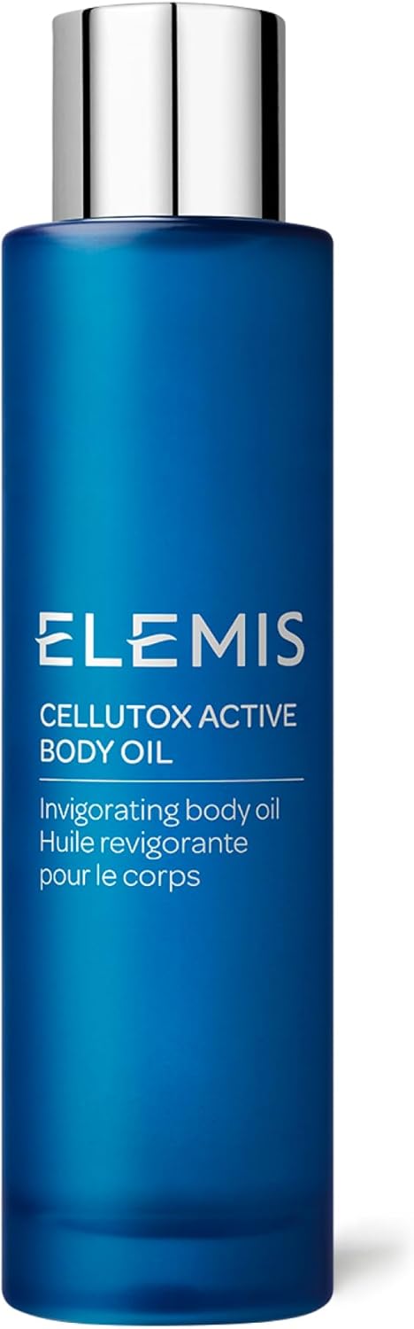 ELEMIS Body Oils 100ml – Frangipani Monoi, Japanese Camellia, Cellutox Active & De-Stress Massage Oils – Ultra-Hydrating, Nourishing & Relaxing Aromatherapy Oils for Skin Softening & Detox