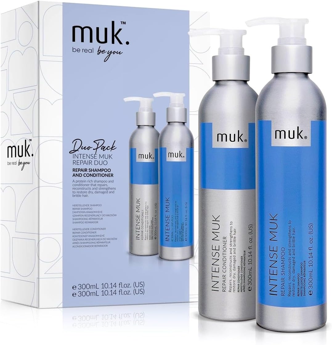 Intense Muk Repair Shampoo + Conditioner Combo - Revised Gift Packaging